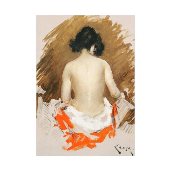 92410-120.jpg Naked Japanese Woman by William Merritt Chase Poster