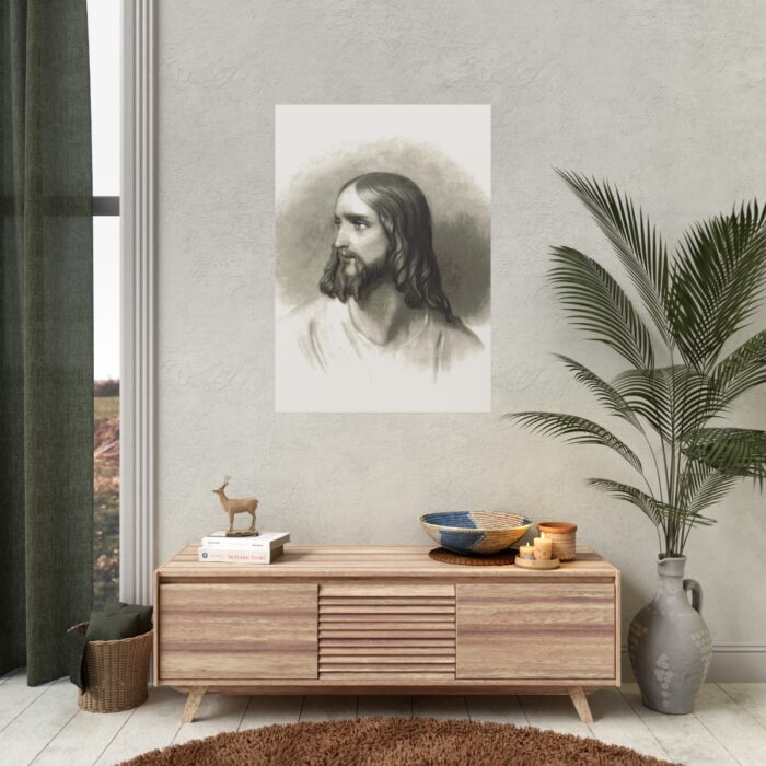Jesus Christ Portrait by Rufus Wilmot Griswold Poster - Image 2