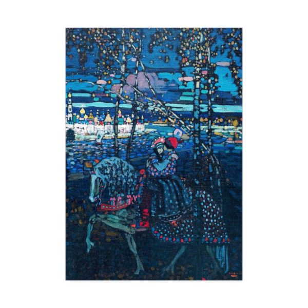 Riding couple by Wassily Kandinsky Poster