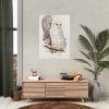 Snowy Owl by John G., Edward L. and Charles J. H. Poster