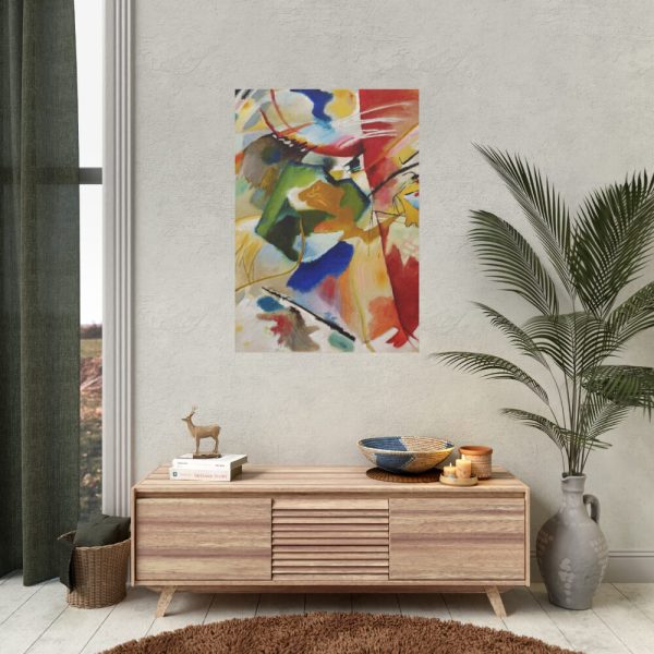 92410-160.jpg Painting with Green Center Poster