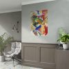 92410-161.jpg Painting with Green Center Poster