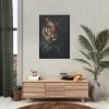 92410-163.jpg Tiger's Head painting in high Poster