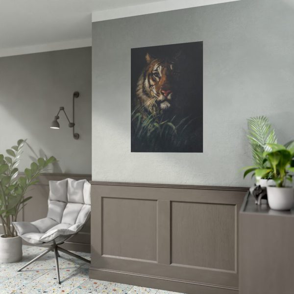 92410-164.jpg Tiger's Head painting in high Poster