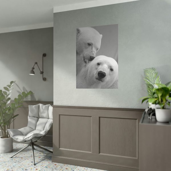 Polar Bears in the Winter Poster