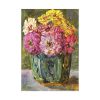 92410-18.jpg Still Life with Zinnias in a Green Jar by Floris Verster Poster