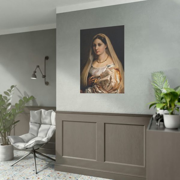 92410-2.jpg Woman With a Veil by Raphael's Poster