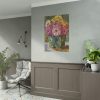 92410-20.jpg Still Life with Zinnias in a Green Jar by Floris Verster Poster