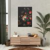 The Overturned Bouquet by Abraham Mignon Poster