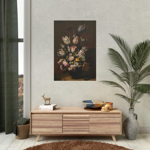 92410-43.jpg Still Life With Flowers by Hans Bollongier Poster