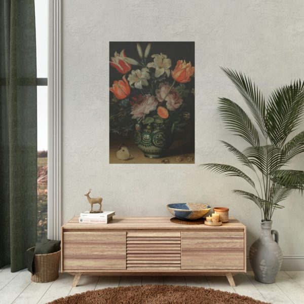 Vase with Flowers by Jan Brueghel I Poster