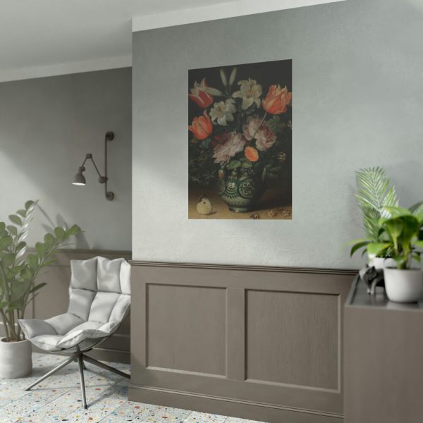 Vase with Flowers by Jan Brueghel I Poster