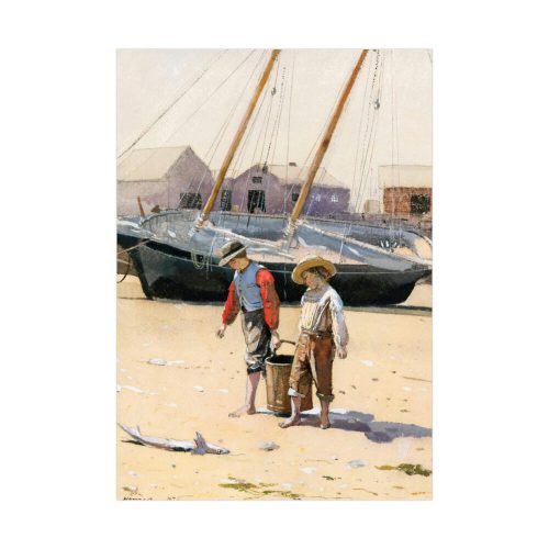 92410-57.jpg Basket of Clams by Winslow Homer Poster