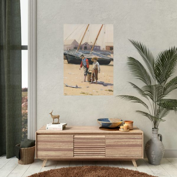 92410-58.jpg Basket of Clams by Winslow Homer Poster