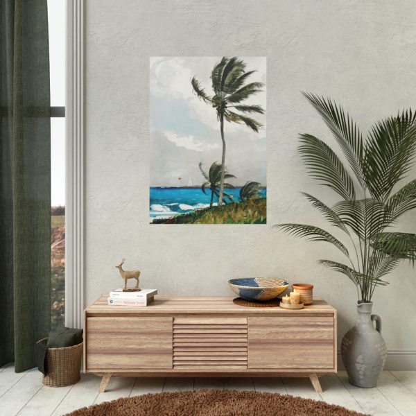 92410-67.jpg Palm Tree, Nassau by Winslow Homer Poster