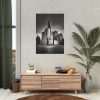 92410-82.jpg City Building Black and White Tower Skyscraper Poster