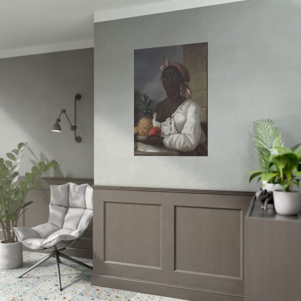 92410-95.jpg Portrait of a Haitian Woman Poster