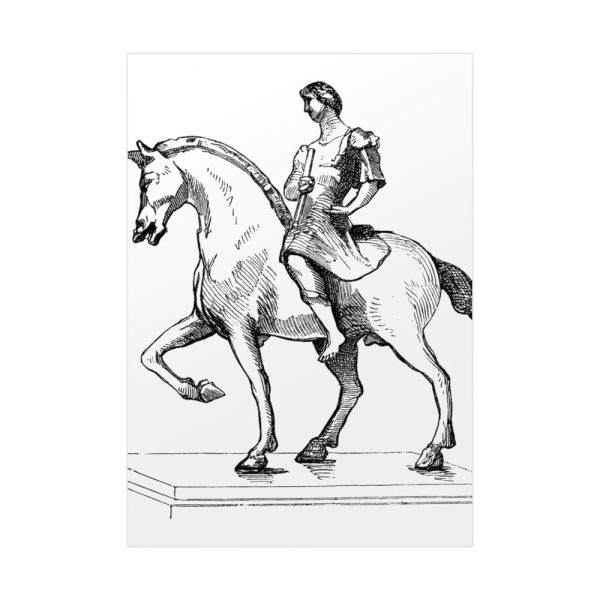 92411-105.jpg Man on a Horse by Gazette Des Beaux-Arts Poster