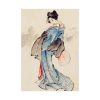 92411-117.jpg Woman Wearing Kimono by Katsushika Hokusai Poster