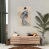 92411-118.jpg Woman Wearing Kimono by Katsushika Hokusai Poster