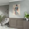 92411-119.jpg Woman Wearing Kimono by Katsushika Hokusai Poster