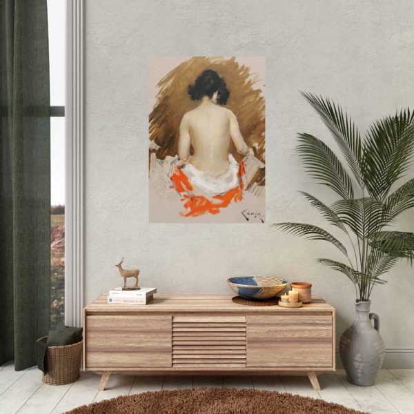 92411-121.jpg Naked Japanese Woman by William Merritt Chase Poster