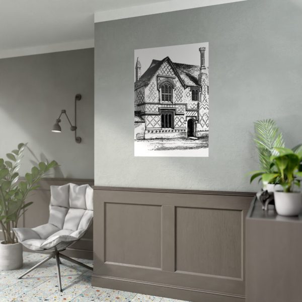 92411-125.jpg Residential Building by Gazette Des Beaux-Arts Poster