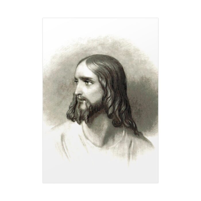 Jesus Christ Portrait by Rufus Wilmot Griswold Poster - Image 4