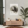 92411-130.jpg Jesus Christ Portrait by Rufus Wilmot Griswold Poster