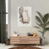 Snowy Owl by John G., Edward L. and Charles J. H. Poster