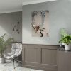 92411-152.jpg Ring sparrows at wisteria Poster