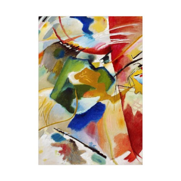 92411-159.jpg Painting with Green Center Poster
