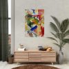 92411-160.jpg Painting with Green Center Poster