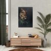 92411-163.jpg Tiger's Head painting in high Poster
