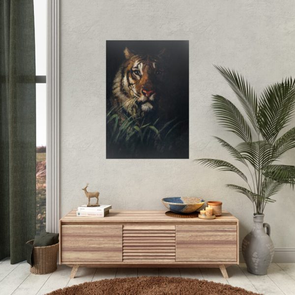 92411-163.jpg Tiger's Head painting in high Poster