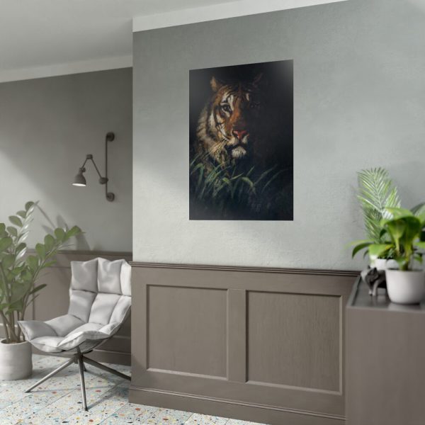 92411-164.jpg Tiger's Head painting in high Poster
