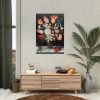 Flowers in a Glass by Ambrosius Bosschaert Poster