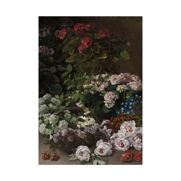 Spring Flowers by Claude Monet Poster