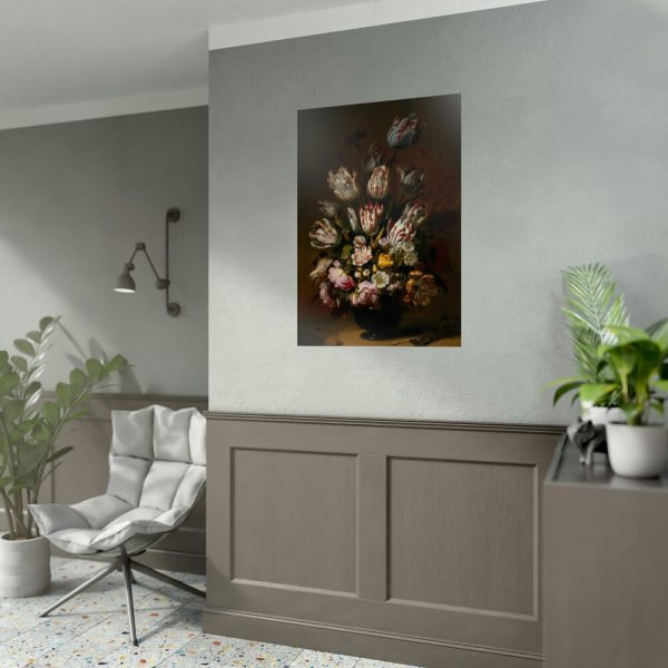 92411-44.jpg Still Life With Flowers by Hans Bollongier Poster
