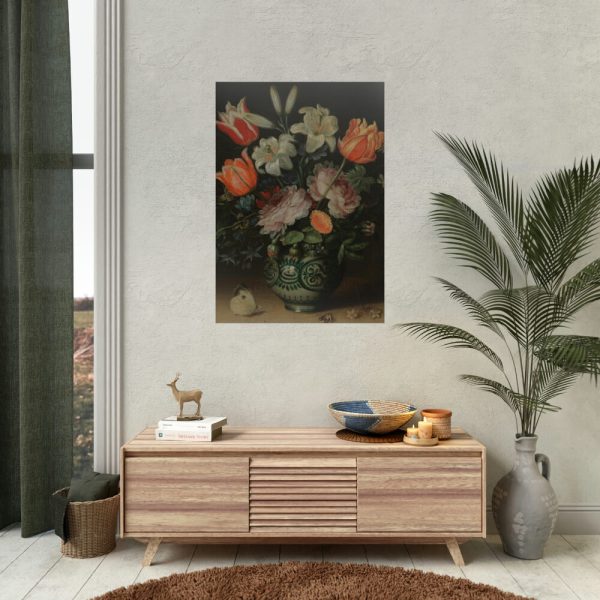 Vase with Flowers by Jan Brueghel I Poster