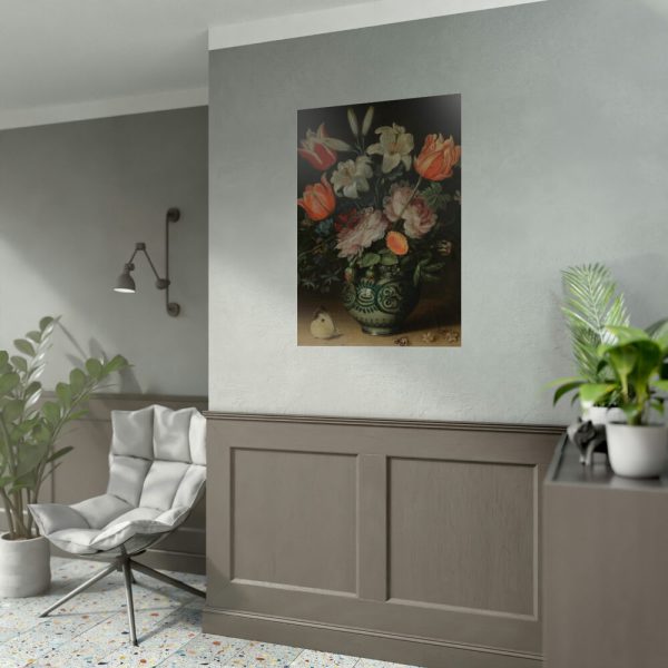 Vase with Flowers by Jan Brueghel I Poster