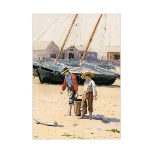 92411-57.jpg Basket of Clams by Winslow Homer Poster
