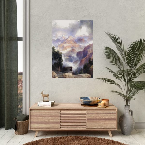 92411-79.jpg A Showery Day Grand Canyon by Thomas Moran Poster