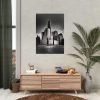 92411-82.jpg City Building Black and White Tower Skyscraper Poster