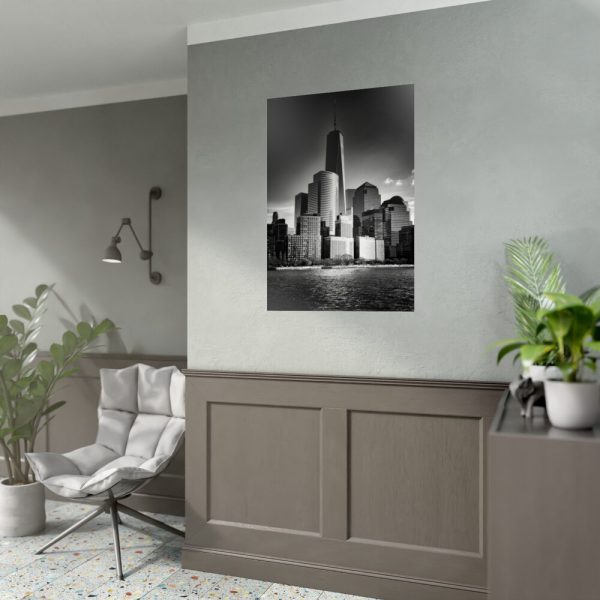 92411-83.jpg City Building Black and White Tower Skyscraper Poster