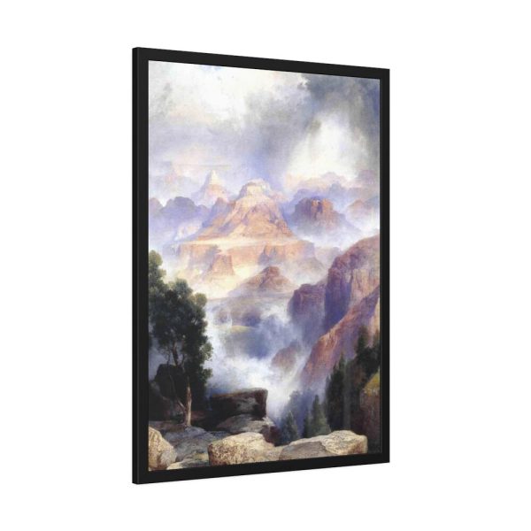 93830-105.jpg A Showery Day Grand Canyon by Thomas Moran Framed Poster