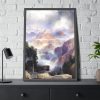 93830-107.jpg A Showery Day Grand Canyon by Thomas Moran Framed Poster