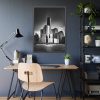 93830-110.jpg City Building Black and White Tower Skyscraper Framed Poster