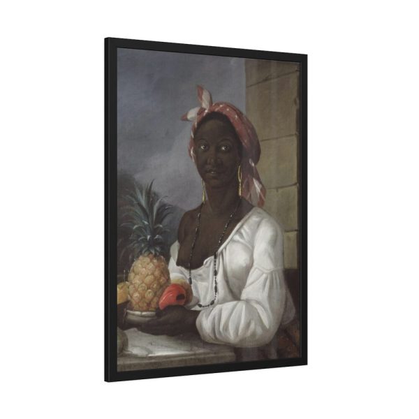 93830-125.jpg Portrait of a Haitian Woman Framed Poster