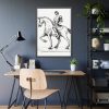 Man on a Horse by Gazette Des Beaux-Arts Framed Poster